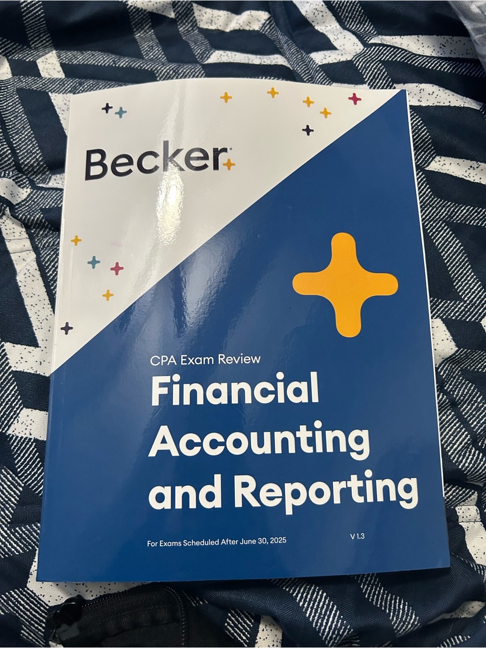 Becker CPA Exam Review - Financial Accounting and Reporting (Blue/Yellow)